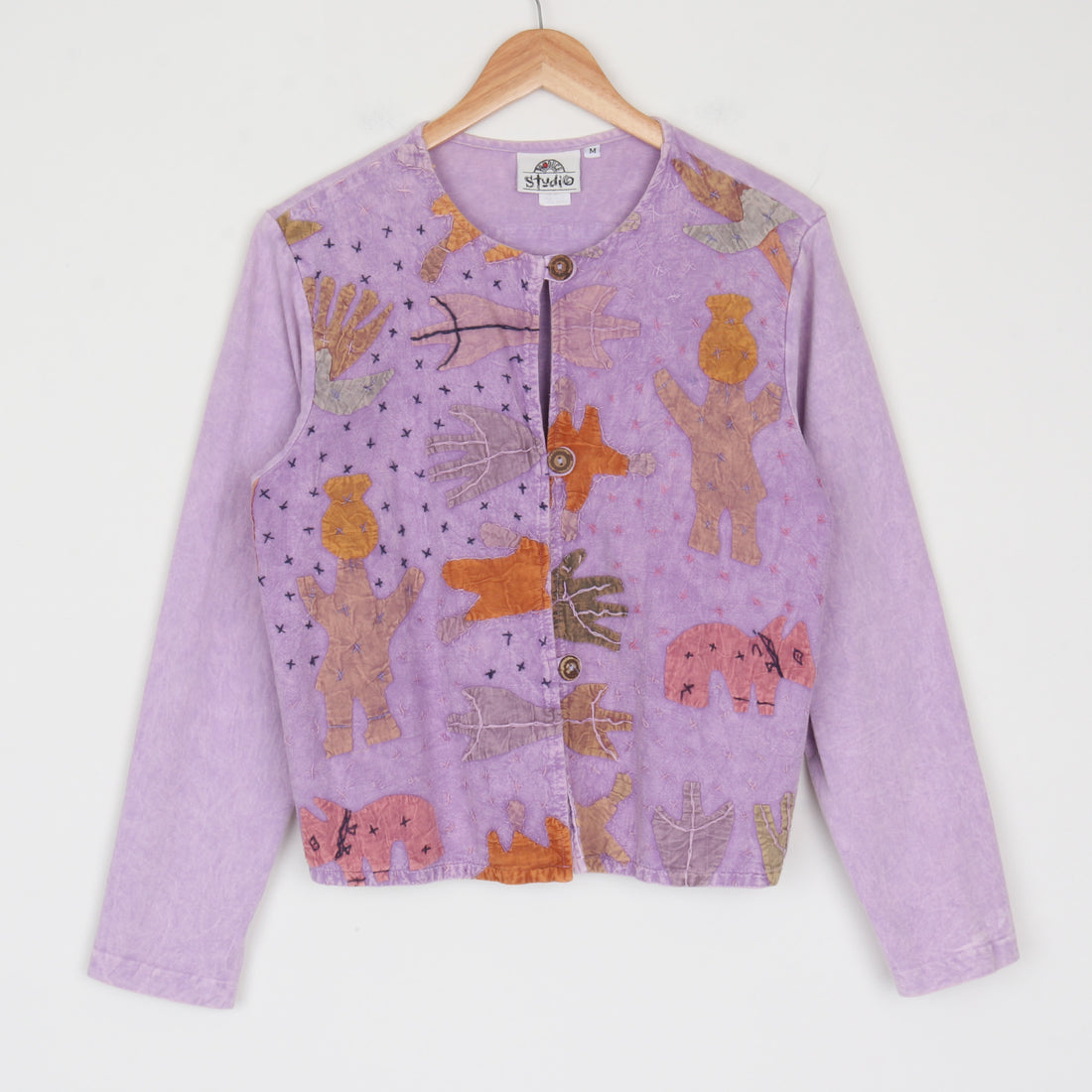 Applique Cotton Shirt/Jacket