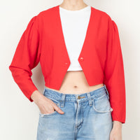 Red Crop Jacket