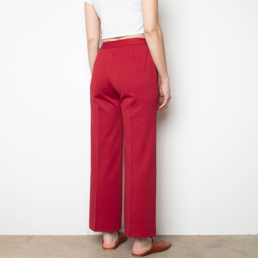 70s Red Flare Pant