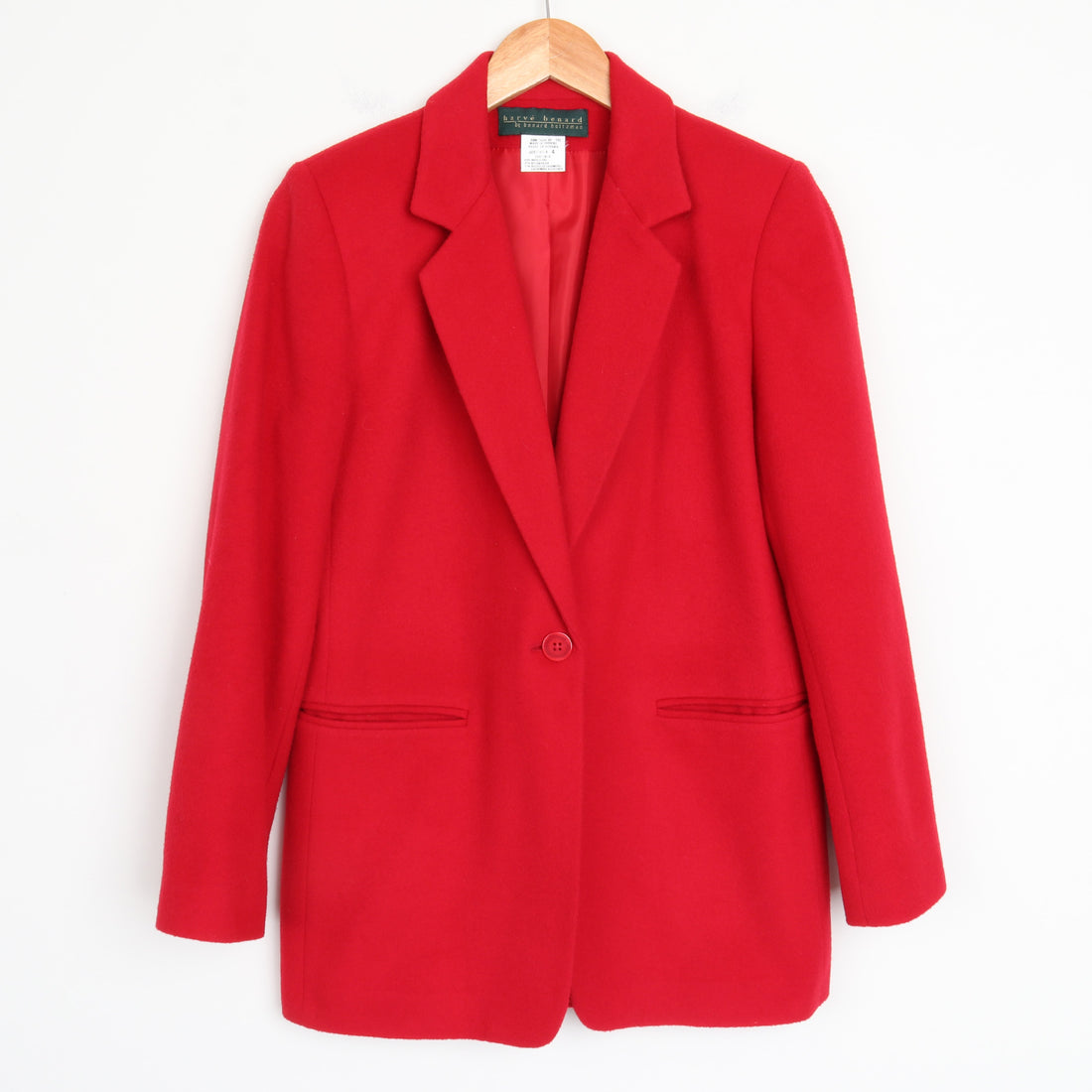 Red Wool/Cashmere Blazer