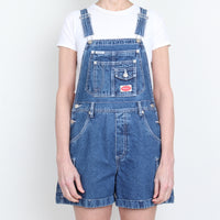 90s Denim Overall Shorts