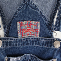 90s Denim Overall Shorts