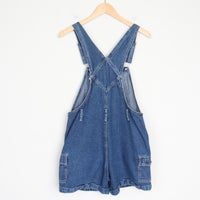 90s Denim Overall Shorts