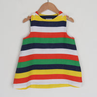 60s Cabana Stripe Dress Size 4