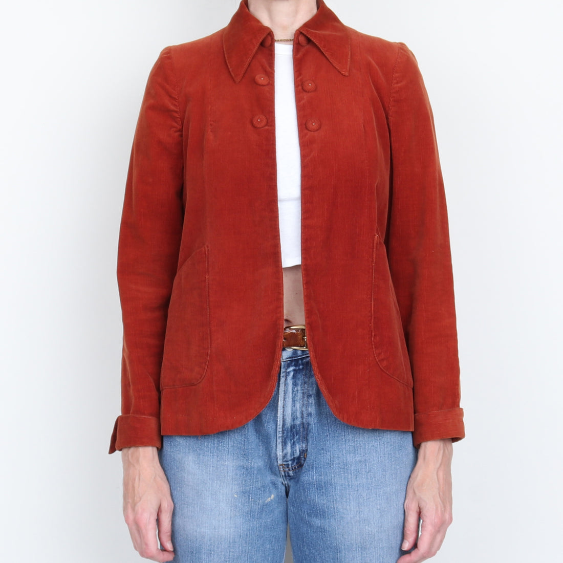 1970s Rust Corduroy Jacket