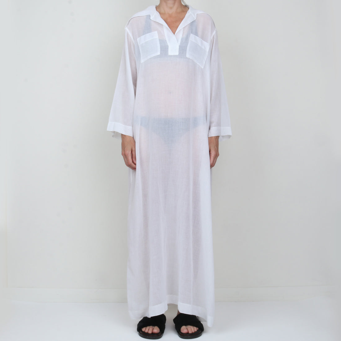 70s Sheer Maxi Dress