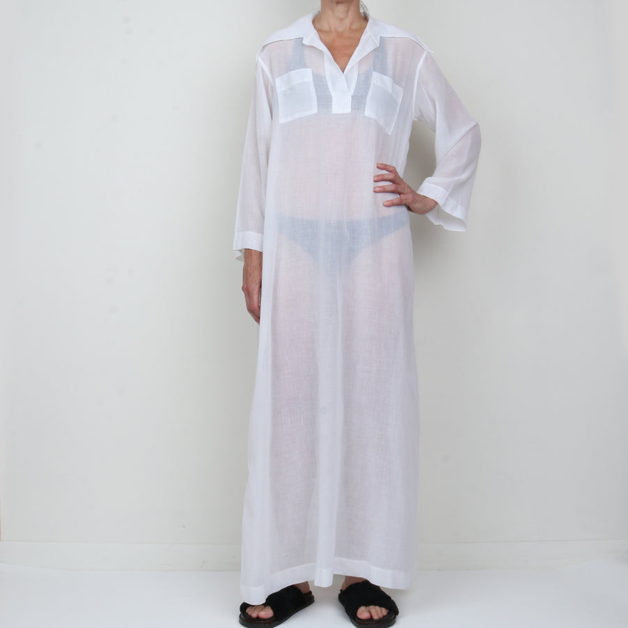 70s Sheer Maxi Dress
