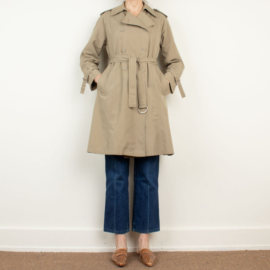 80s Short Trench Coat