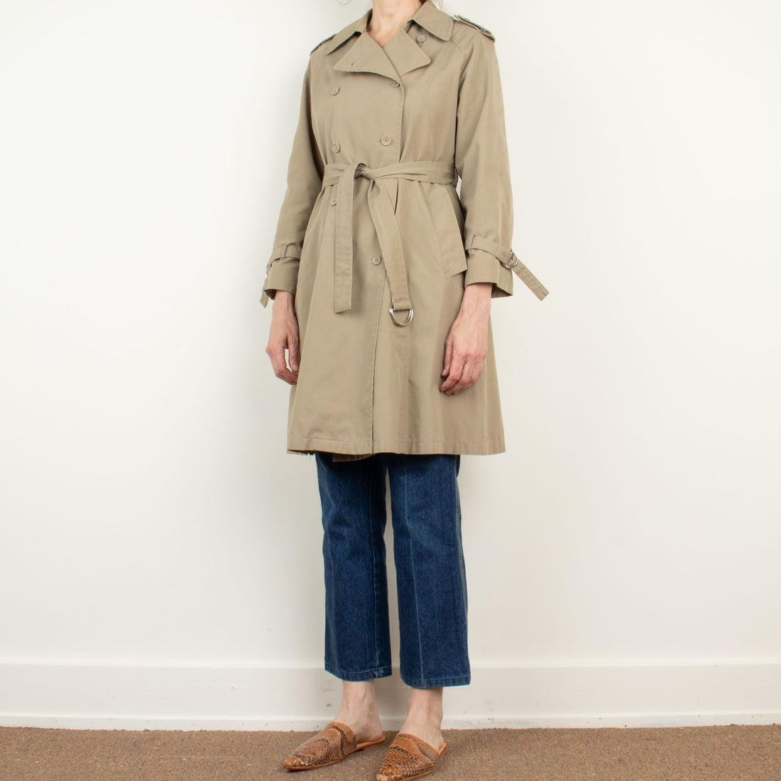 80s Short Trench Coat