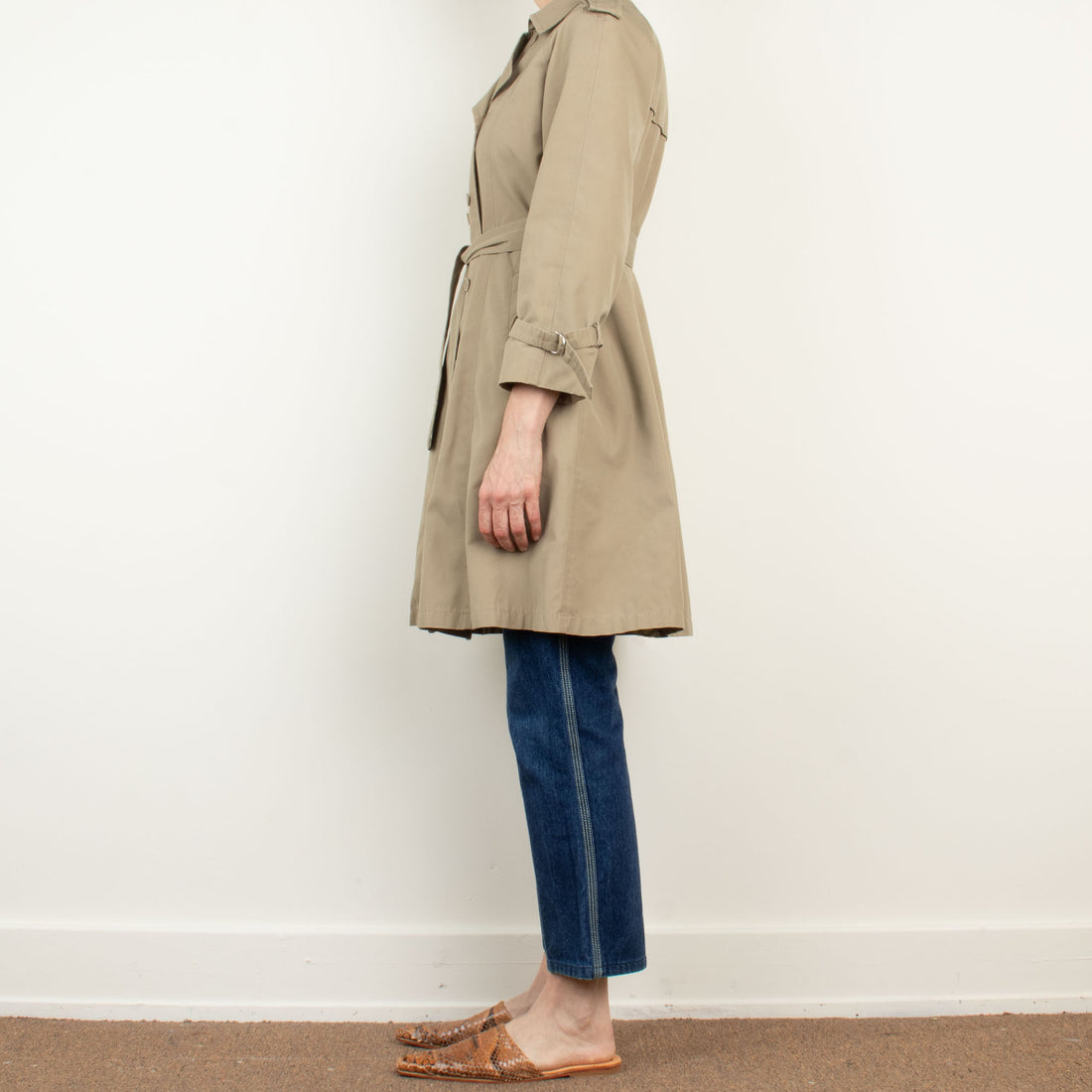 80s Short Trench Coat