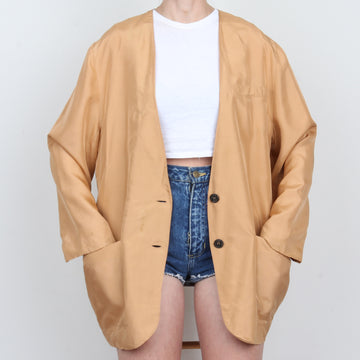 Silk Oversized Blazer
