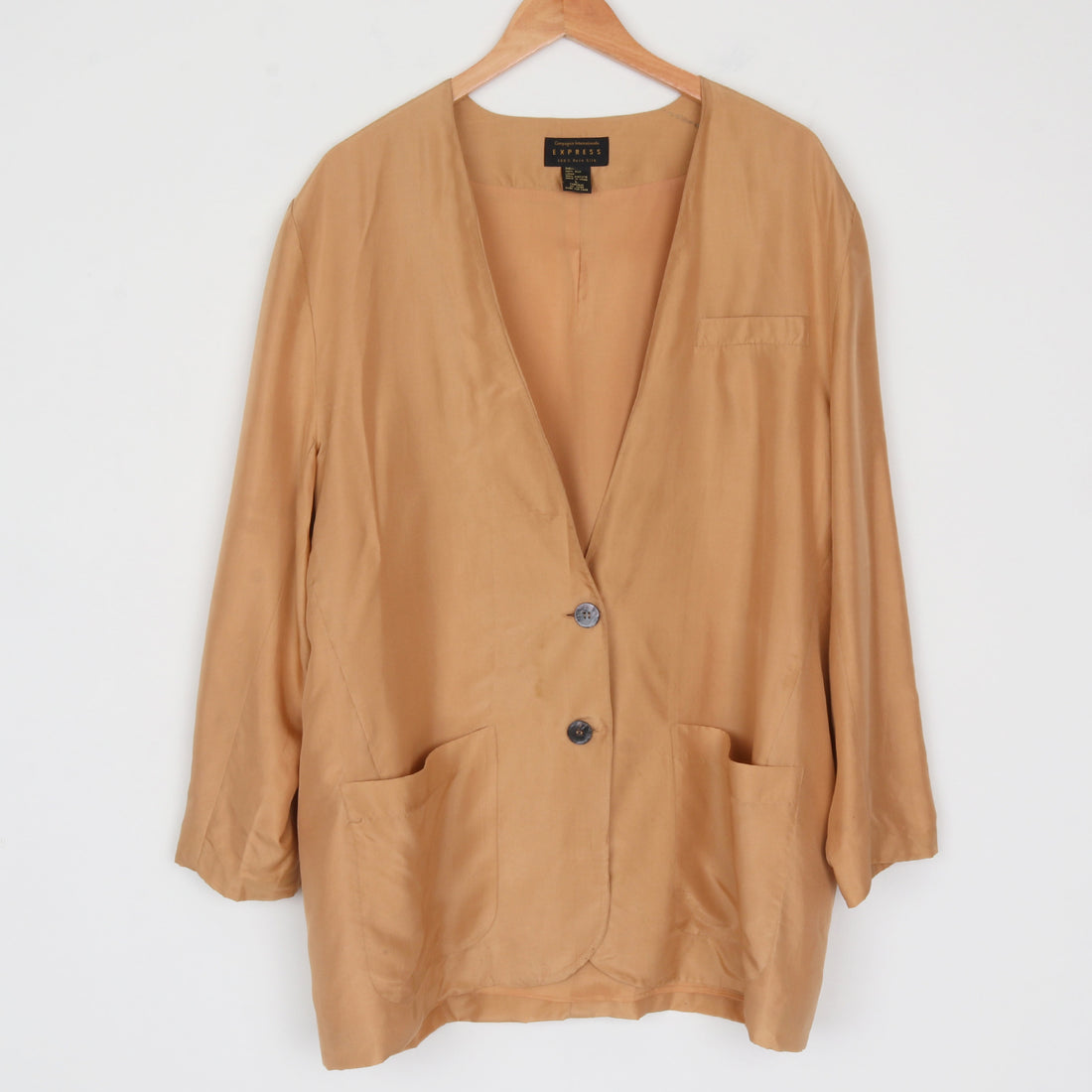 Silk Oversized Blazer