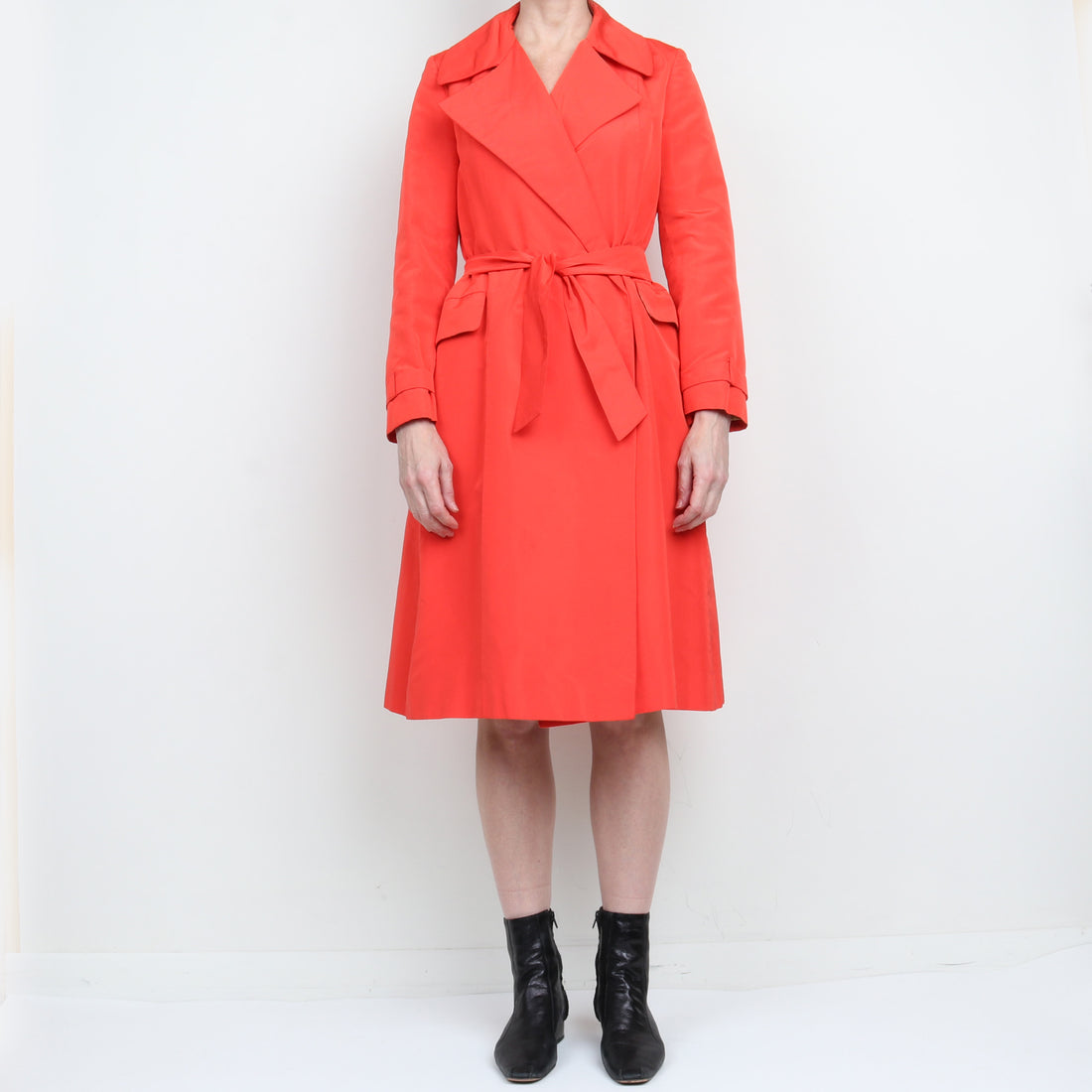 Colomba Leddi Silk Trench Coat S/M