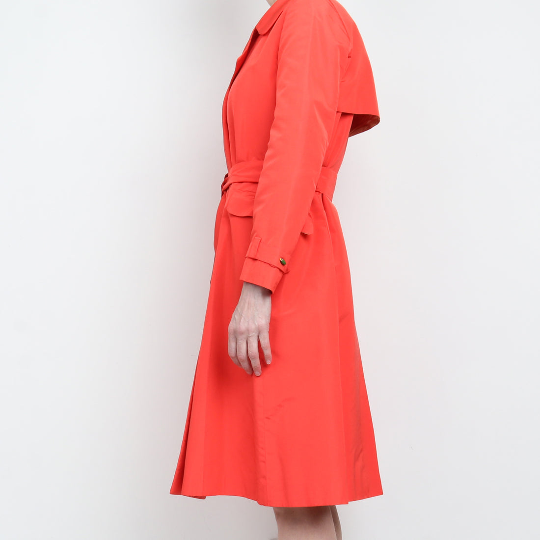 Colomba Leddi Silk Trench Coat S/M