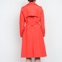Colomba Leddi Silk Trench Coat S/M