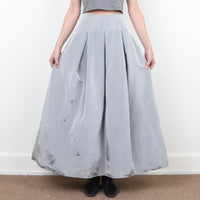 Silver Maxi Skirt