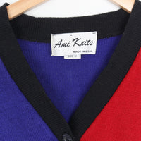 80s Stripe Colorblock Cardigan