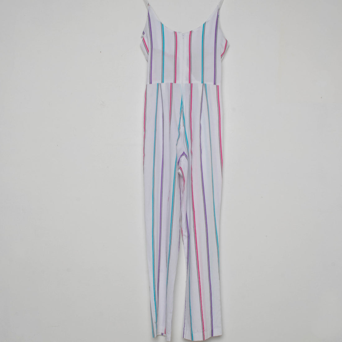 80s Stripe Cotton Jumpsuit
