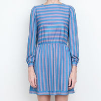 80s Stripe Knit Mini Dress