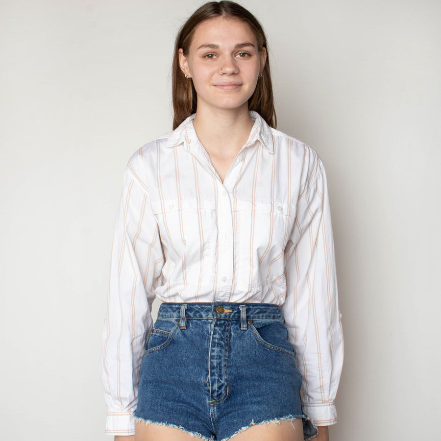 80s Stripe Button Down