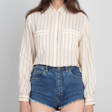 Stripe Silk Shirt
