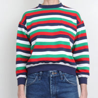 80s Stripe Sweatshirt
