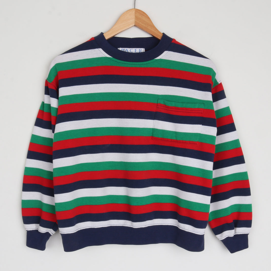 80s Stripe Sweatshirt