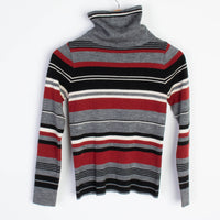 70s Stripe Knit Turtleneck