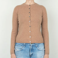 Latte Cashmere Cardigan