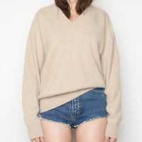 Sand Cashmere Sweater
