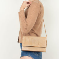 Taupe Leather Purse