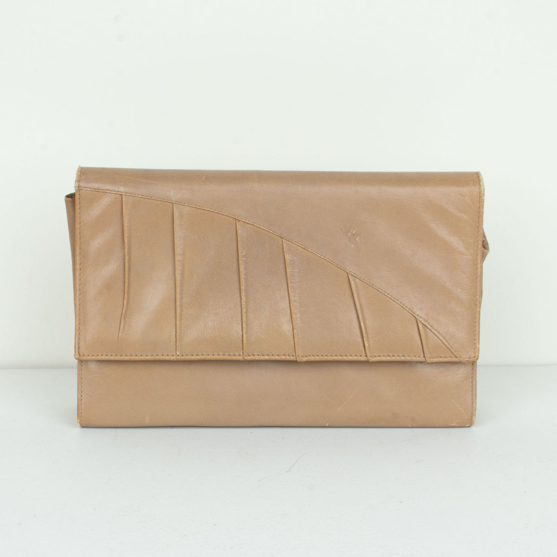 Taupe Leather Purse