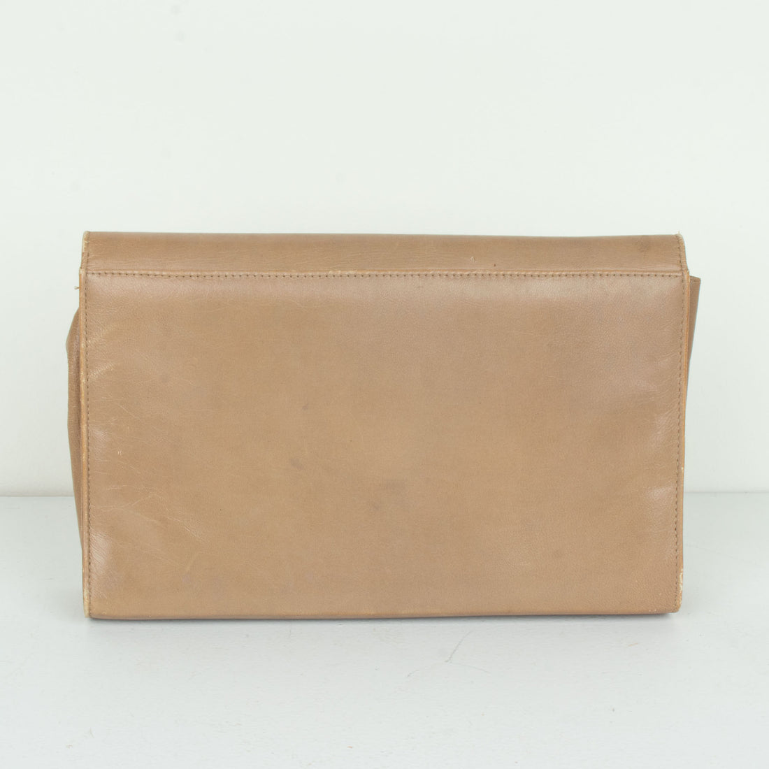 Taupe Leather Purse