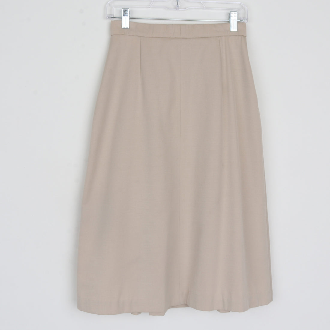 70s Beige Midi Skirt