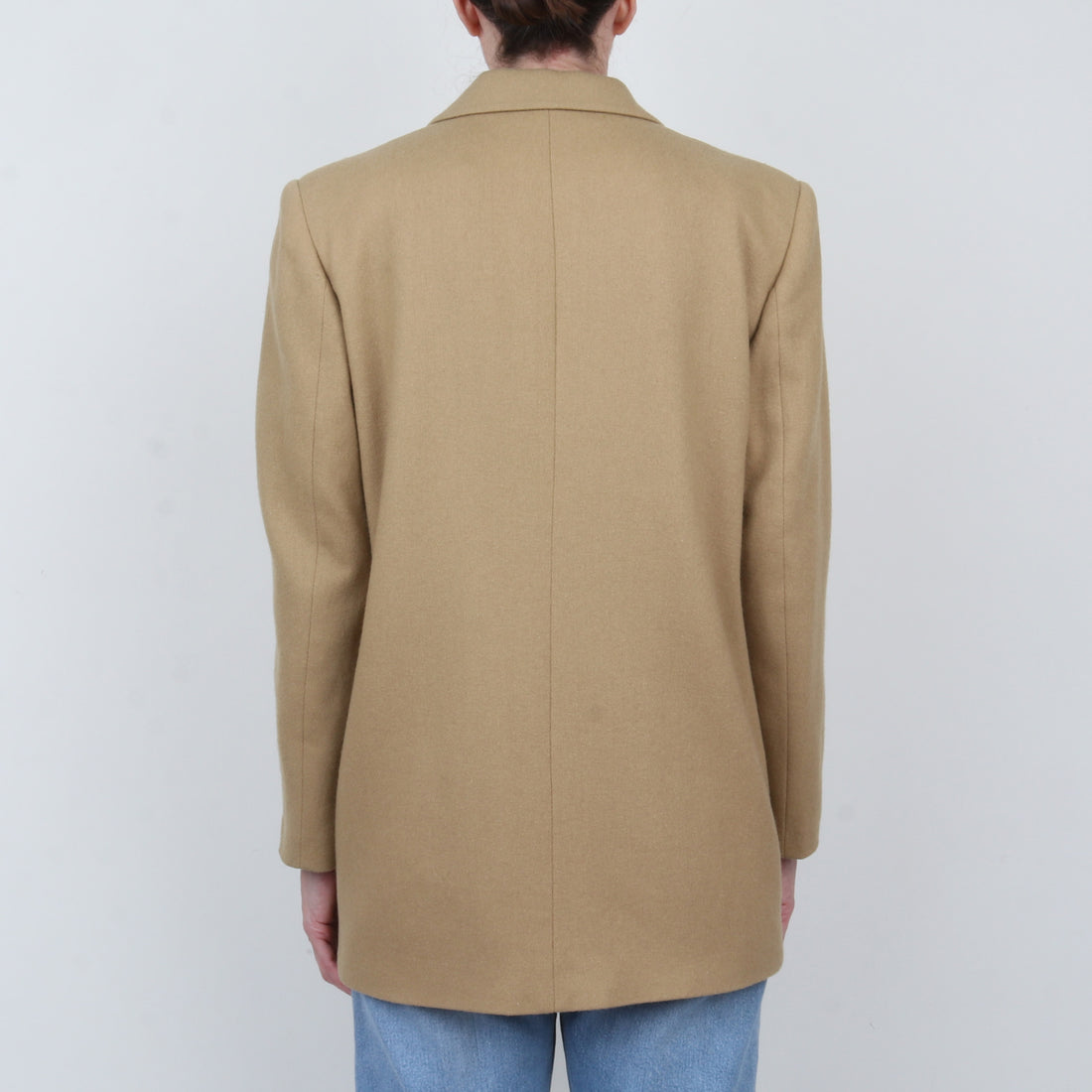 Tan 100% Wool Blazer