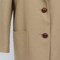 Tan 100% Wool Blazer