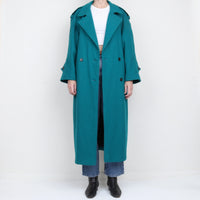 Teal Wool Coat
