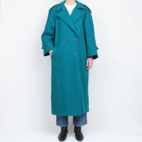 Teal Wool Coat