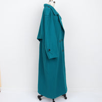 Teal Wool Coat