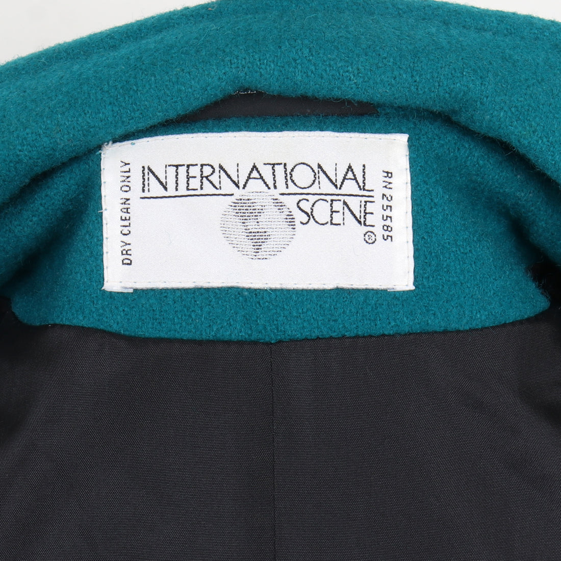 Teal Wool Coat