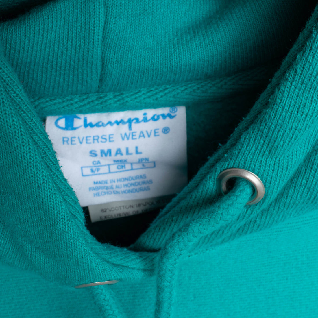 80s Turquoise Champion Hoodie