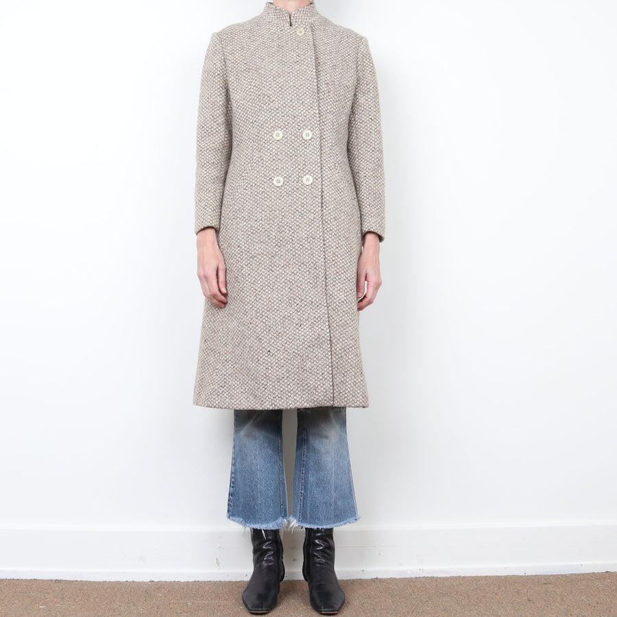 Wool Tweed Coat