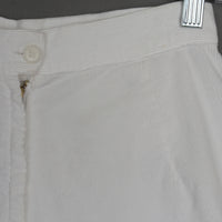 70s White Corduroy Shorts XS