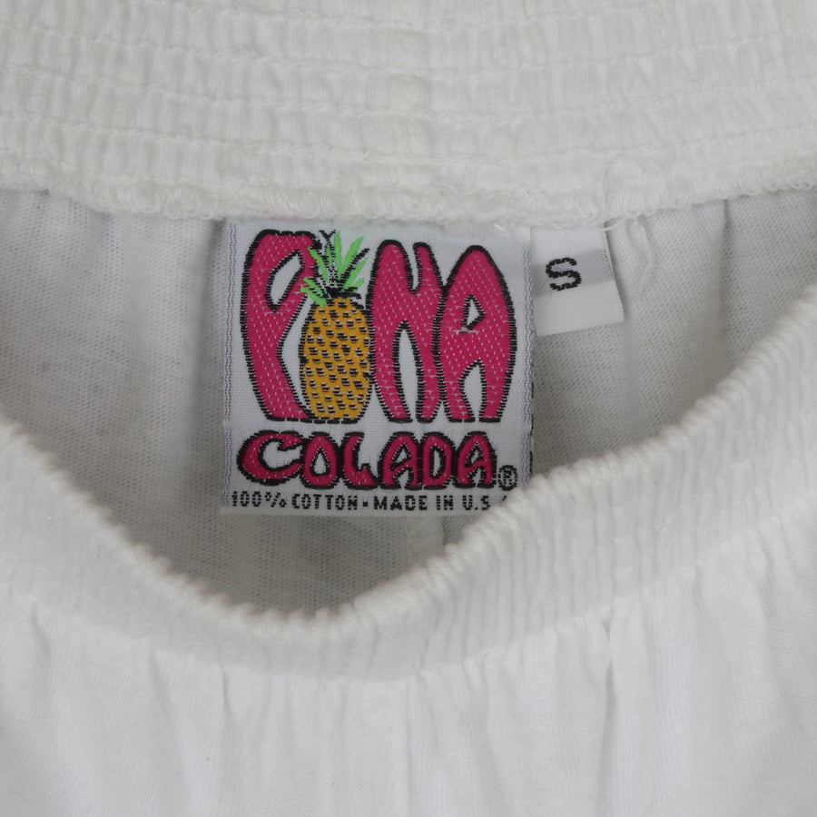 White Cotton Jersey Shorts