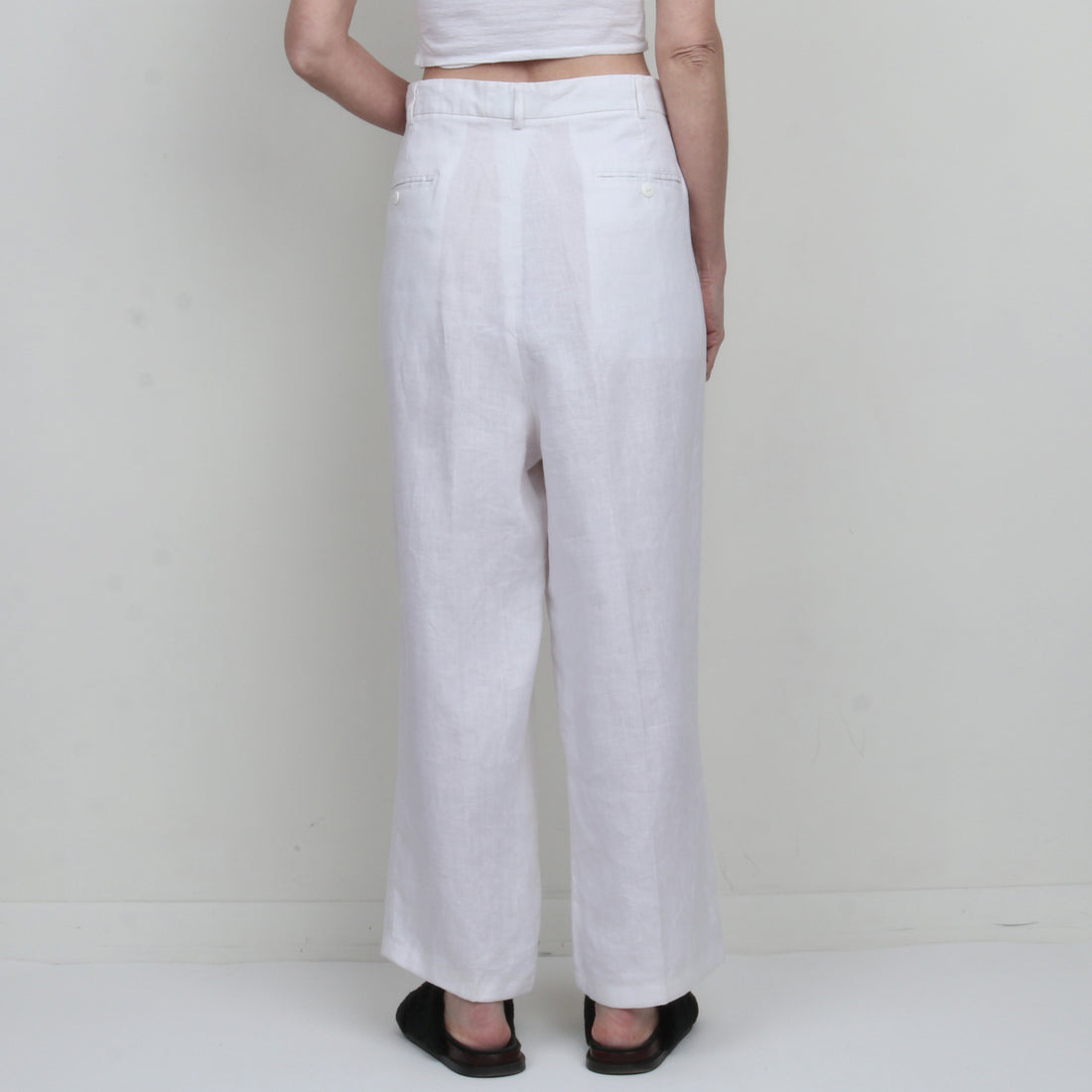 White Linen Trouser XL