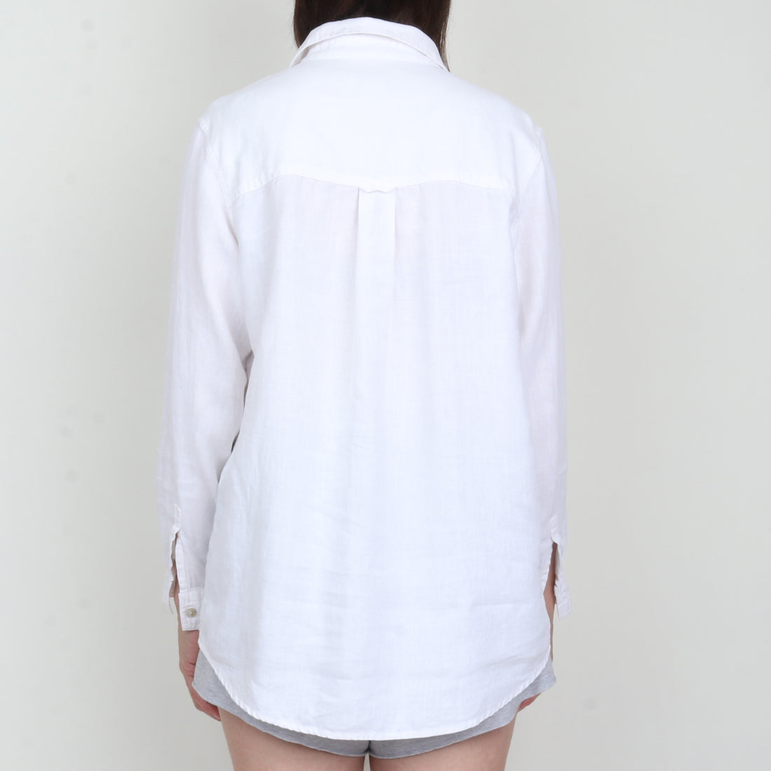 White 100% Linen Shirt