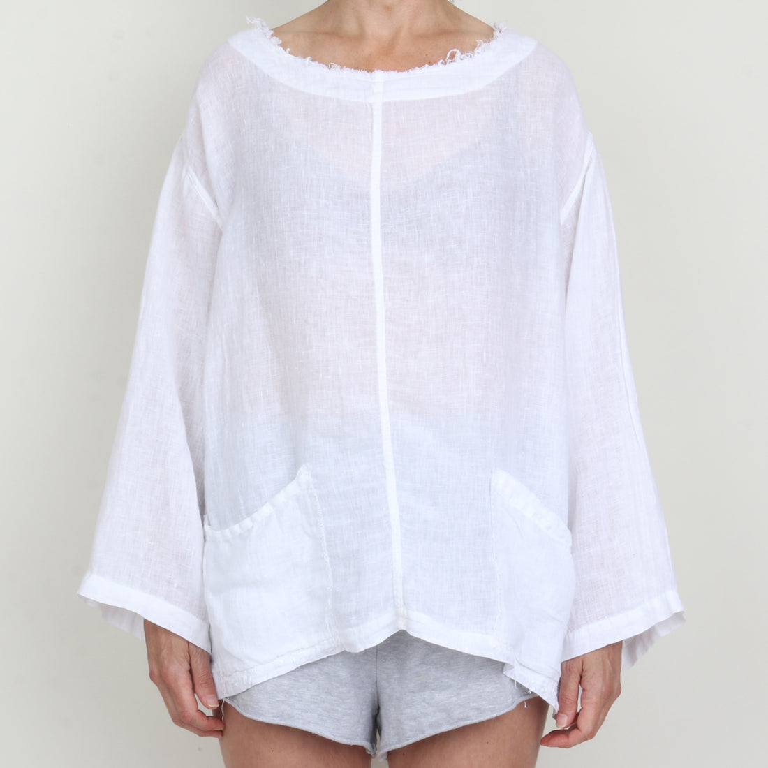 White Linen Tunic