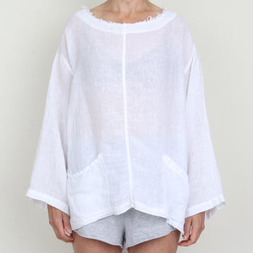 White Linen Tunic