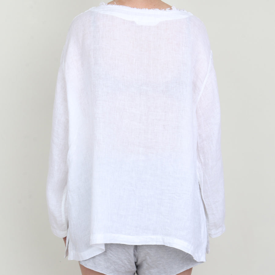 White Linen Tunic