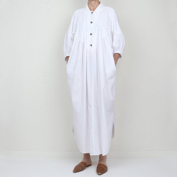 White Cotton Maxi Dress